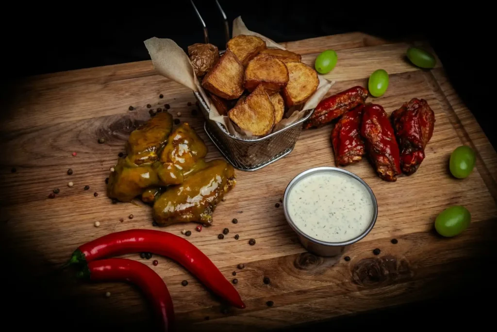 skrzydełka w restauracji w rzeszowie